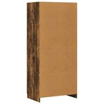 vidaXL Garde-robe Chêne fumé 80x52x180 cm Bois d'ingénierie