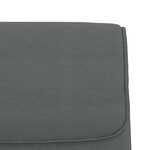 vidaXL Banc Gris 100x64x80 cm Similicuir