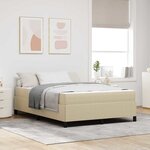 vidaXL Cadre de lit Vert gris clair 160 x 200 cm