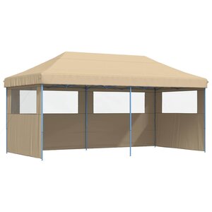 vidaXL Tente de fête 292 x 580 x 315 cm Beige Tissu Oxford