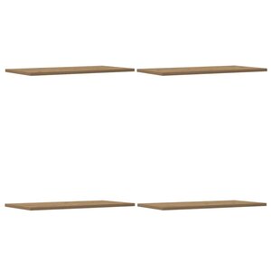 vidaXL Étagères murales 4 Pièces chêne artisanal 60x30x1 5 cm