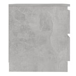 vidaXL Tables de chevet 2 Pièces Gris béton 50x39x43 5 cm Aggloméré