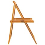 vidaXL Chaises pliables de jardin lot de 8 Bois d'acacia massif