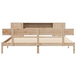 vidaXL Lit bibliothèque sans matelas 180x200 cm bois massif de pin