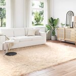 vidaXL Tapis en fausse Tafalla Beige 240 x 340 cm Polyester