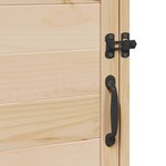 vidaXL Abri de jardin Naturel 59 x 56 x 113 5 cm Bois d'ingénierie