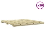 vidaXL Carreau de terrasse 30 Pièces Vert 50 x 50 cm