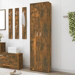 vidaXL Garde-robe couloir Chêne fumé 55x25x189 cm Bois d'ingénierie