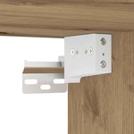 vidaXL Meubles TV muraux 3 Pièces chêne artisanal bois d'ingénierie