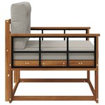 vidaXL Sofa de milieu extérieur Naturel