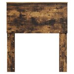 vidaXL Tête de lit Chêne fumé 75 cm Bois d'ingénierie