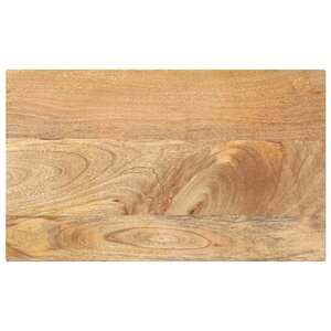 vidaXL Dessus de table 50x20x3 8 cm rectangulaire bois massif manguier