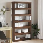 vidaXL Bibliothèque Marron 100 x 30 x 198 cm Bois d'ingénierie