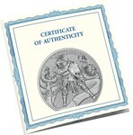 Pièce de monnaie en Argent 2 Dollars g 31.1 (1 oz) Millésime 2026 Camelot BU Edition Multimedal SIR PERCEVAL