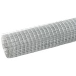 vidaXL Grillage pour volière acier galvanisé 10x1 5 m argenté