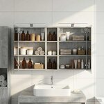 vidaXL Ensemble de Meubles de Salle de Bain 3 Pièces 120 x 14 5 x 70 cm