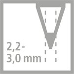 Crayon papier Graphite Othello Héxagonal HB Bout Gomme x 12 STABILO