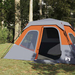 vidaXL Tente familiale 6 personnes libération rapide imperméable