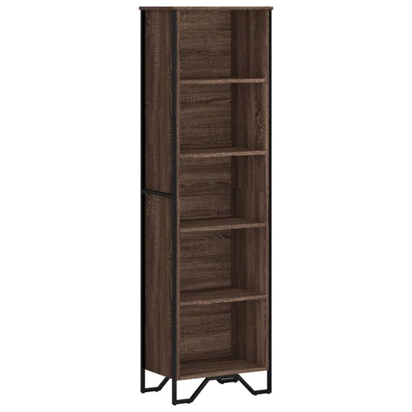 vidaXL Bibliothèque chêne marron 50x31x169 cm bois d'ingénierie