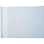 Sachet de 10 pochettes perforées polypropylène grainé format écolier 17x22cm EXACOMPTA