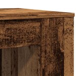 vidaXL Table basse vieux bois 102x55x42 cm bois d'ingénierie