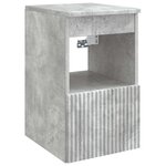 vidaXL Armoire de salle de bain Gris béton 30 x 35 x 50 cm