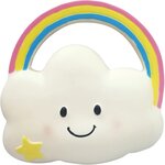 Vedes 40814108 - SpielMaus Baby Anneau de jeu et de dentition en caoutchouc Nuage