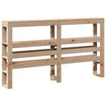 vidaXL Tête de lit avec étagères 150 cm bois massif de pin