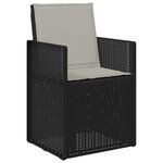 vidaXL Chaises de jardin salle à manger 2 Pièces Anthracite et Gris clair
