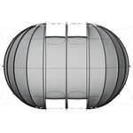 vidaXL Dôme de tente de piscine Transparent 640 x 432 x 205 cm