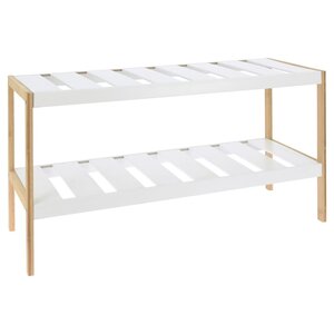 Storage solutions Étagère à chaussures avec 2 niveaux 70x26x36 cm