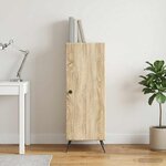 vidaXL Buffet Chêne Sonoma 33 x 34 5 x 90 cm Bois d'ingénierie