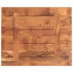 vidaXL Dessus de table 60x50x2 5 cm rectangulaire bois massif d'acacia