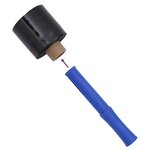 vidaXL Films étirables 10 Pièces noir 23 μm 10 cm x 300 m