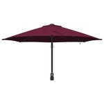 vidaXL Parasol de jardin Bordeaux 248 x 248 x 148 cm