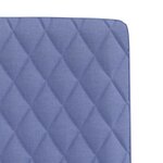 vidaXL Chaises à manger lot de 6 bleu jean tissu