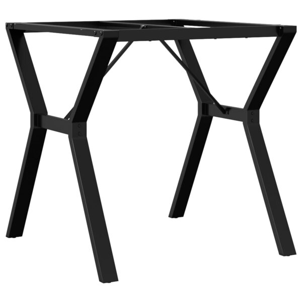 vidaXL Pieds de table à manger cadre en Y 70x70x73 cm acier