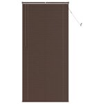 vidaXL Store Vénitien Réglable Marron foncé avec motif 213 x 70 cm PVC