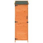 vidaXL Abri de jardin Marron 59 5 x 56 x 176 5 cm Bois d'ingénierie