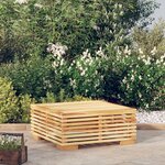 vidaXL Table basse de jardin 69 5x69 5x31 cm Bois massif de teck