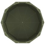 vidaXL Jardinière Vert olive 60 x 60 x 35 cm Acier