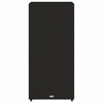 vidaXL Armoire de rangement de jardin noir 50x55x115 cm résine tressée