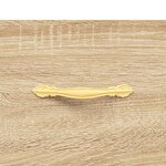 vidaXL Buffet Chêne sonoma 34 5x34x90 cm Bois d'ingénierie