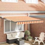 vidaXL Auvent Jaune et Orange 350 x 250 x 165 cm Polyester
