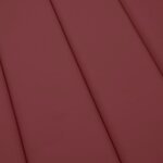 vidaXL Coussin de chaise longue rouge bordeaux mélangé 200x70x4 cm