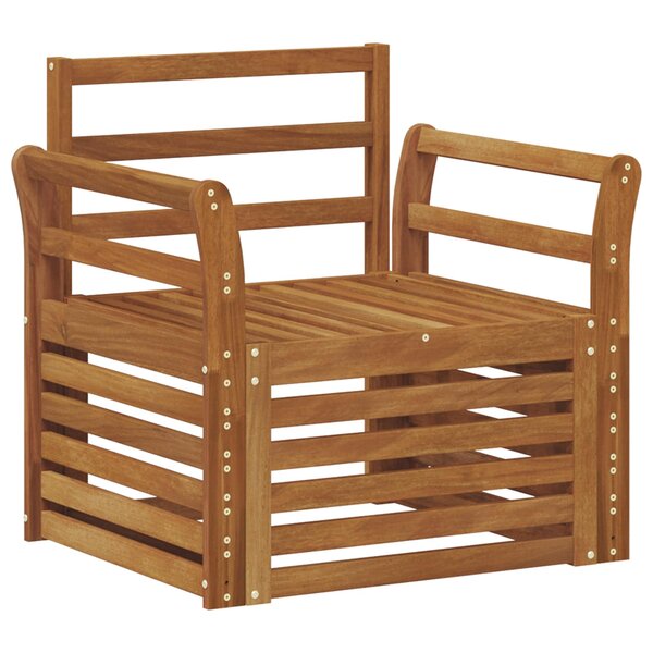 vidaXL Canapé d’extérieur Bois d'Acacia Massif Naturel