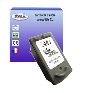 Cartouche compatible avec canon pixma ip1020 ip1200 ip1300 ip1600 remplace canon pg40 - t3azur
