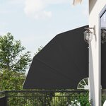 vidaXL Écran de confidentialité pour balcon Anthracite 140 x 140 cm