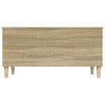 vidaXL Table basse Chêne sonoma 90x44 5x45 cm Bois d'ingénierie