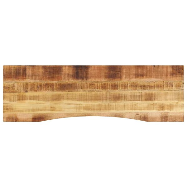 vidaXL Dessus de bureau avec courbe 160x50x2 5 cm manguier massif brut